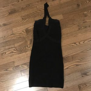Bebe black bandage dress